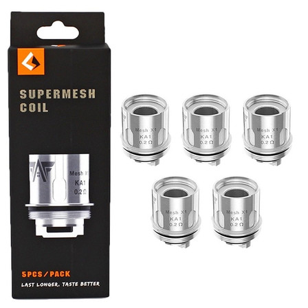 GEEKVAPE - SUPERMESH X2 COIL 5 COIL PER PACK GEEKVAPE - SUPERMESH X2 COIL 5 COIL PER PACK