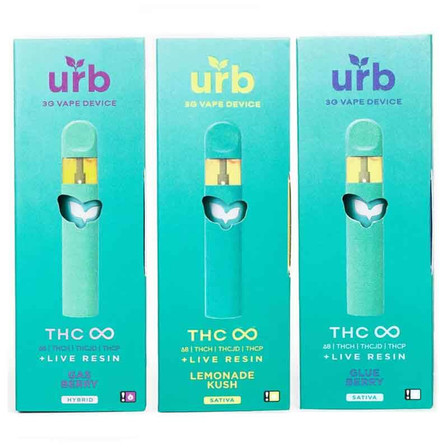 URB INFINITY LIVE RESIN - DELTA 8+THC-H/P/JD - 3 GRAMS DISPOSABLE URB INFINITY LIVE RESIN - DELTA 8+THC-H/P/JD - 3 GRAMS DISPOSABLE