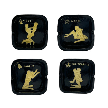 Ash Tray Zodiac Signs - Assorted Design - Price Per Piece Ash Tray Zodiac Signs - Assorted Design - Price Per Piece