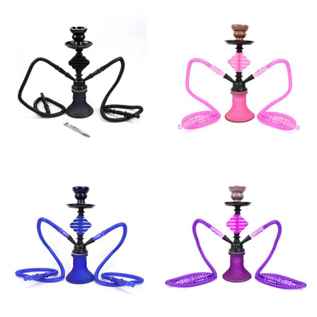 ZEBRA HOOKAH HENRY - 12" INCH - 2 HOSE - ASSORTED