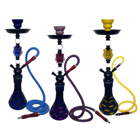 ZEBRA HOOKAH CHARLIE 21" INCH - 1 HOSE - ASSORTED ZEBRA HOOKAH CHARLIE 21" INCH - 1 HOSE - ASSORTED