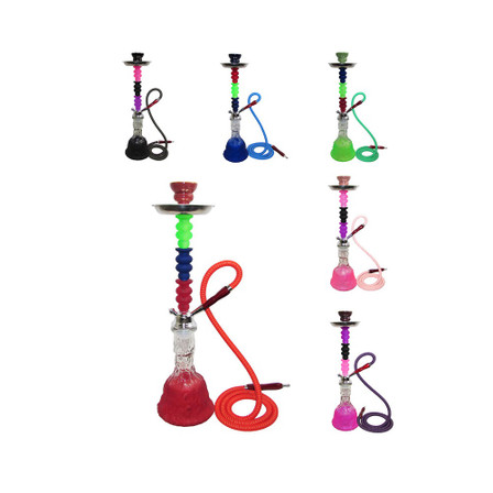 ZEBRA HOOKAH RAINBOW - 18 INCH - 1 HOSE - ASSORTED COLORS ZEBRA HOOKAH RAINBOW - 18 INCH - 1 HOSE - ASSORTED COLORS