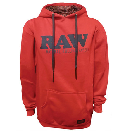RAW - 100% COTTON RED HOODIE RAW - 100% COTTON RED HOODIE