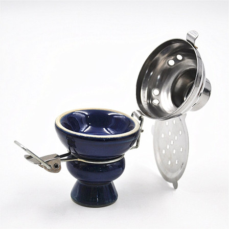 ZEBRA - HOOKAH WINDCOVER CERAMIC BOWL LARGE - PACE-3 ZEBRA - HOOKAH WINDCOVER CERAMIC BOWL LARGE - PACE-3