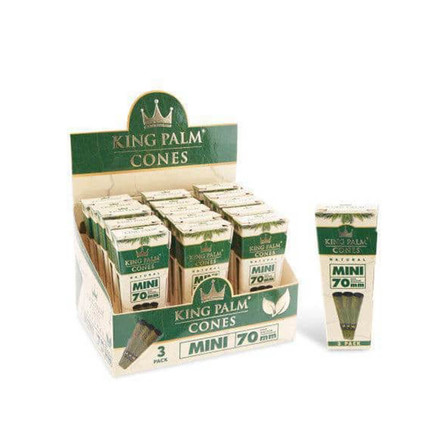 KING PALM CONES MINI - 70MM - 3 COUNT PER PACK - 15 PACK PER BOX - NATURAL KING PALM CONES MINI - 70MM - 3 COUNT PER PACK - 15 PACK PER BOX - NATURAL