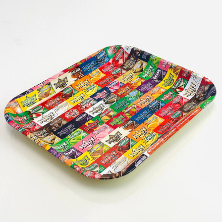 JUICY JAY ROLLING TRAY METAL WITH MAGNETIC LID LARGE