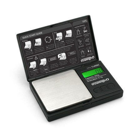 Truweigh Mini Classic Scale - 600 Grams x 0.1 Grams - Black Truweigh Mini Classic Scale - 600 Grams x 0.1 Grams - Black