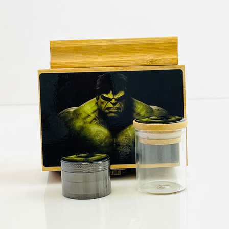 R And M Gift Box Medium With Grinder And Jar - Assorted - DUBMP