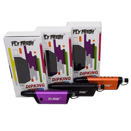 Fly Fresh - Dipking 3in1 Dab Vaporizer - Assorted Colors - Price Per Piece Fly Fresh - Dipking 3in1 Dab Vaporizer - Assorted Colors - Price Per Piece