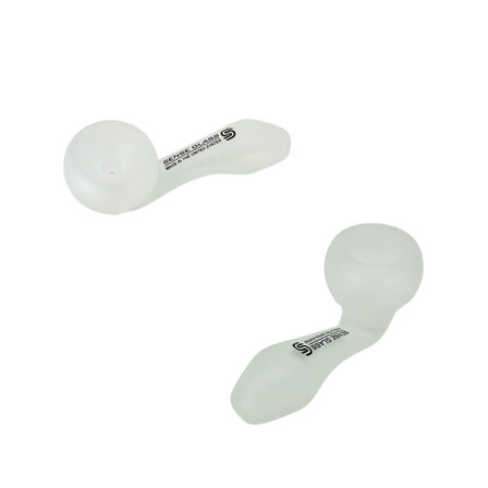 Sense Glass Ball Frosted Handpipe - Sherlock - 4 Inch
