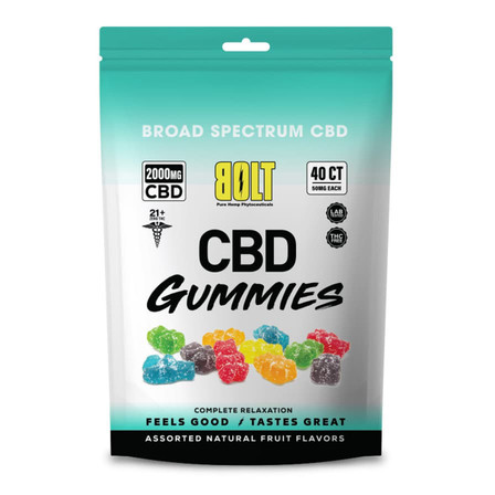 Bolt Cbd Gummies - 2000mg - 40 Count Per Bag - Assorted Fruit Flavors Bolt Cbd Gummies - 2000mg - 40 Count Per Bag - Assorted Fruit Flavors