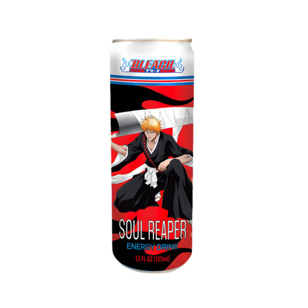 EXOTIC ENERGY DRINK BLEACH ICHIGO 12oz CAN SOUL REAPER