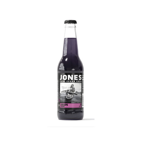 Jones Cane Sugar Soda 12oz Glass Bottle Lemon Lime, Grape, Pineapple Cream & Watermelon