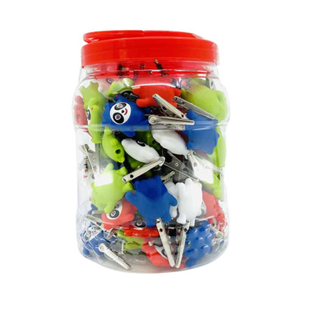 Vcclips Clips Panda Design - Assorted Colors - 100 Clips Per Jar Vcclips Clips Panda Design - Assorted Colors - 100 Clips Per Jar