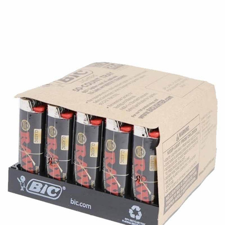 Raw Bic Ez Reach Black Lighter - 40 Count Per Display Raw Bic Ez Reach Black Lighter - 40 Count Per Display