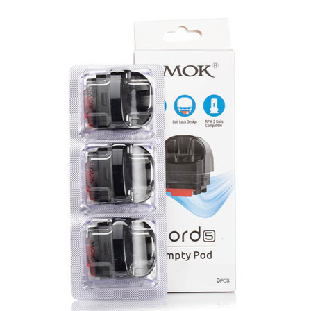 Nord 5 Empty Replacement Pods By Smok - 3 Pieces Per Pack