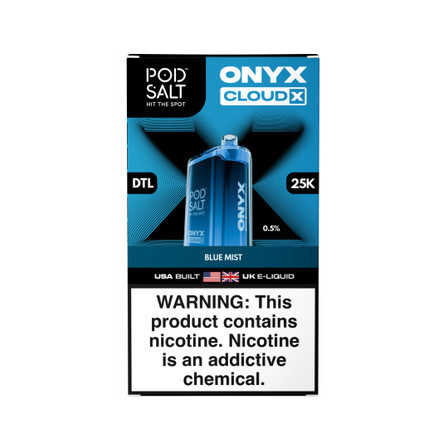 PODSALT ONYX CLOUD X 25000 Puffs DISPOSABLE DTL 0.5%