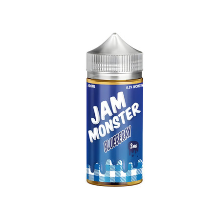 Jam Monster E-Liquid 100ml – Strawberry, Blueberry, Banana, Apple, Lemon, PB & Jam | 3mg & 6mg