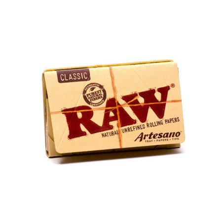Raw Classic Artesano 1 1/4 Rolling Papers 15 Booklets Box