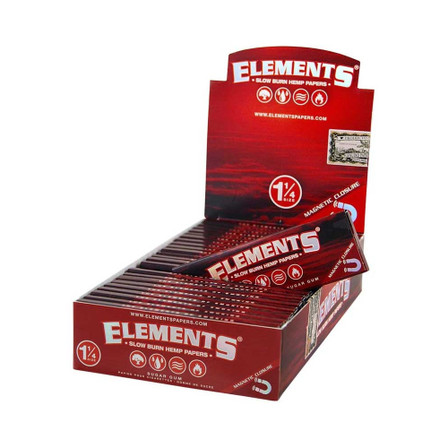 Elements Hemp Paper 1 1/4 Size Magnetic Closure Rolling Papers