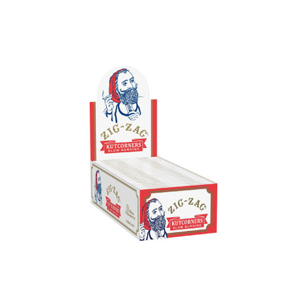 Zig Zag Kutcorner White 1 1/4 Rolling Papers 24 Packs Display