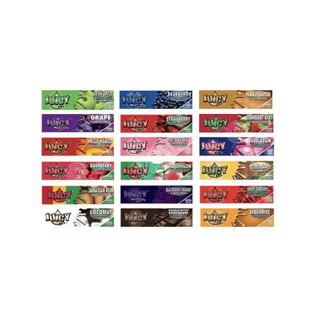 Juicy Jay's King Size Slim Flavored Rolling Papers 24 Pack Box