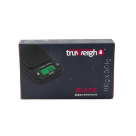 Truweigh Blaze Mini Digital Scale 100g x 0.01g Precision Pocket Scale – Black