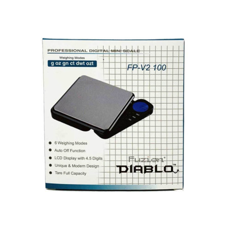 Fuzion Diablo FP-V2-100 Digital Mini Scale 100g x 0.01g Assorted Colors