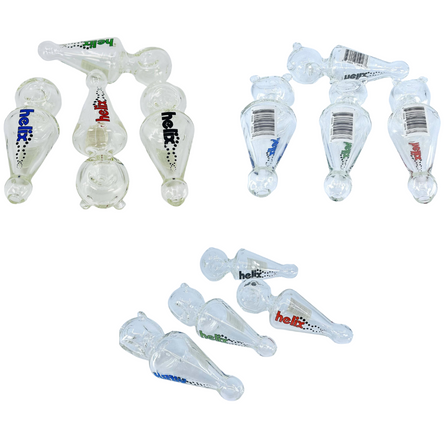 Helix 5" Inch Classic Spoon Handpipe - Assorted Helix 5" Inch Classic Spoon Handpipe - Assorted