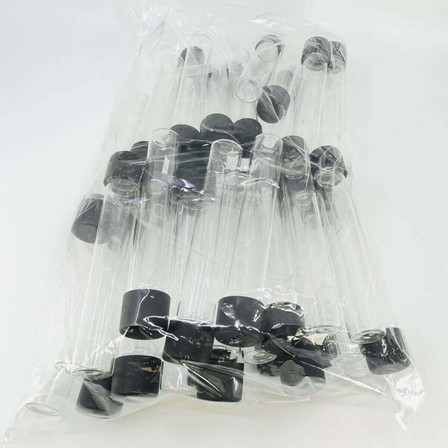 Glass Tube Child Resistant - 120mm - 50 Per Pack Glass Tube Child Resistant - 120mm - 50 Per Pack