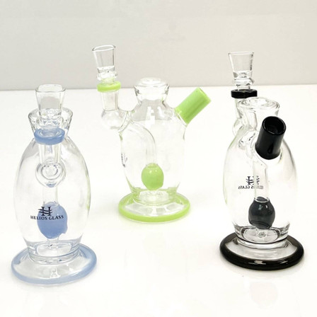 Waterpipe 5" Inch - Helios Glass - Amphora With Ball Perc 