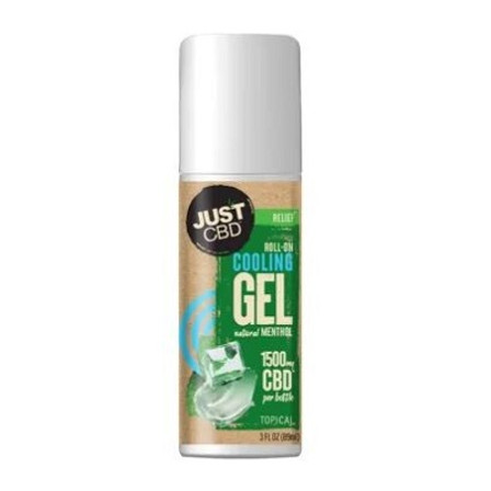 Just Cbd Roll On Cooling Gel With Menthol 1500mg - 3oz Per Bottle Just Cbd Roll On Cooling Gel With Menthol 1500mg - 3oz Per Bottle