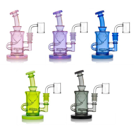 Aleaf UFO Perk Recycler 6 Inch Waterpipe With 14mm Thermal Banger - Al6130