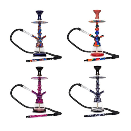 Byo Hookah Toker 16 Inch - 1 Hose - CK5029 Byo Hookah Toker 16 Inch - 1 Hose - CK5029