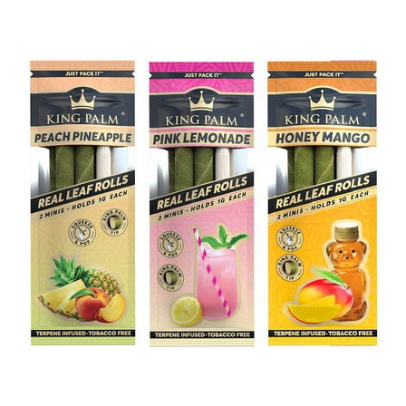 King Palm 2 Minis Rolls - 2 Counts Per Pack - 20 Packs Per Box King Palm 2 Minis Rolls - 2 Counts Per Pack - 20 Packs Per Box