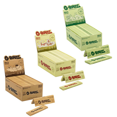 Grollz Papers - 1 1/4 Size - 50 Counts Per Pack - 50 Packs Per Box Grollz Papers - 1 1/4 Size - 50 Counts Per Pack - 50 Packs Per Box