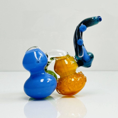 Bubbler 5" Inch - Triple Chamber - Assorted Colors Bubbler 5" Inch - Triple Chamber - Assorted Colors