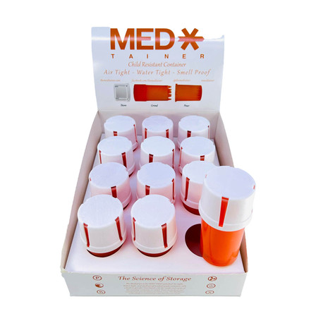 Medtainer - Child Resistant Collection - 12 Pieces Per Display Medtainer - Child Resistant Collection - 12 Pieces Per Display