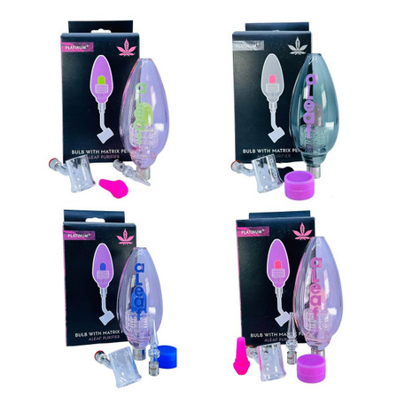 Aleaf Platinum Bulb Nectar Collector With Matrix Perc Aleaf Platinum Bulb Nectar Collector With Matrix Perc