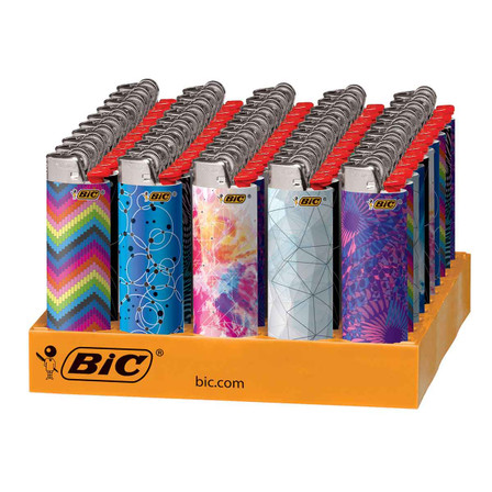 Bic Lighter Geometrics Lighter - 50 Counts Per Display
