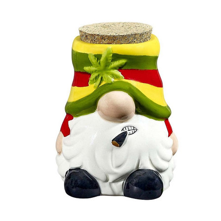 Fashioncraft Ceramic Gnome Stash Jar - 82557 Fashioncraft Ceramic Gnome Stash Jar - 82557
