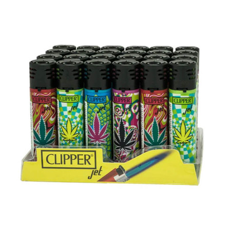 Clipper Jet Flame Lighter - 48 Count Per Display