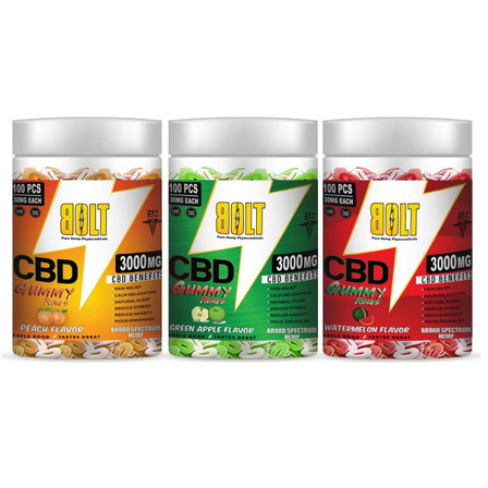 Bolt Cbd Gummies 3000mg - 100 Counts Per Jar Bolt Cbd Gummies 3000mg - 100 Counts Per Jar