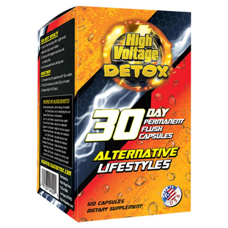 High Voltage Detox 30-day Permanent Flush - 120 Capsules Per Box High Voltage Detox 30-day Permanent Flush - 120 Capsules Per Box