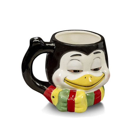 Ceramic Pipe Mug Penguin Design #82544