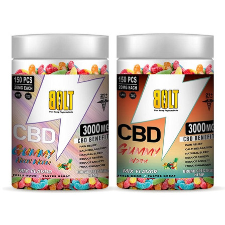 Bolt Cbd Gummies 3000mg - 150 Counts Per Jar Bolt Cbd Gummies 3000mg - 150 Counts Per Jar