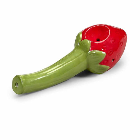 Ceramic Mini Strawberry Pipe - 5" Inch Ceramic Mini Strawberry Pipe - 5" Inch