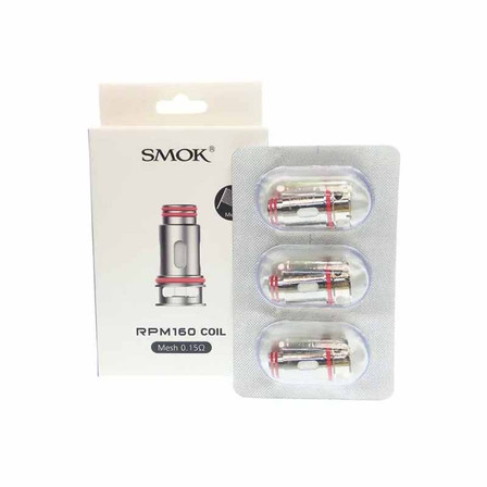 Smok Rpm 160 Mesh - 0.15 Ohm Coil - 3 Coils Per Pack Smok Rpm 160 Mesh - 0.15 Ohm Coil - 3 Coils Per Pack