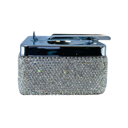CGCA10 - Metal Ashtray - With Diamond Square Design CGCA10 - Metal Ashtray - With Diamond Square Design