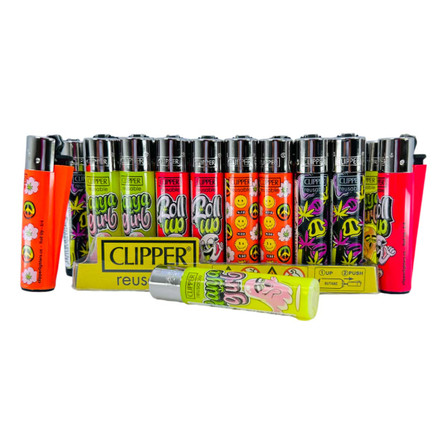 Clipper Lighter - 48 Piece Per Display - With 5 Piece Extra - Assorted Designs Clipper Lighter - 48 Piece Per Display - With 5 Piece Extra - Assorted Designs